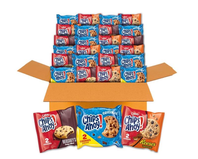 100 Snack Size Packs, Chips Ahoy Variety Pack 2